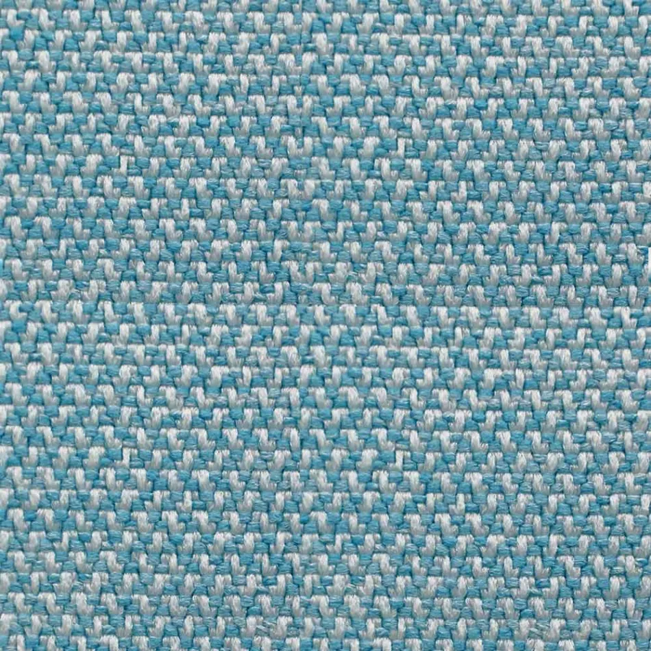 Fotel materiałowy z luksusową metalową obrotową podstawą Made in Italy - Bergen Viadurini