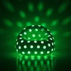 Świecący fotel ogrodowy z białego polietylenu Made in Italy - Asso Viadurini