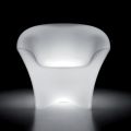 Luminous Fotel zewnętrzny z polietylenu ze światłem LED Made in Italy - Conda