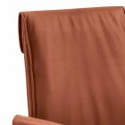 Fotel wykonany we Włoszech pokryty skórą Niles, nowoczesny design Viadurini