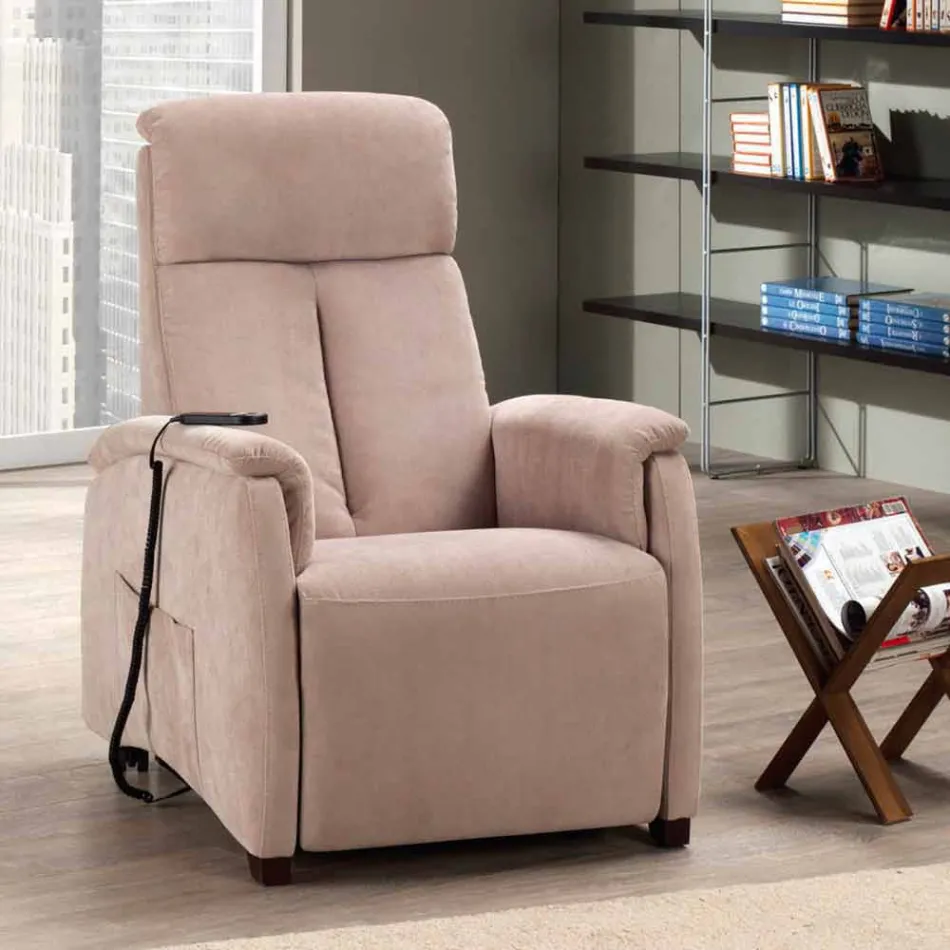 Fotel z napędem alzapersona silnik Via Venezia 1 Viadurini