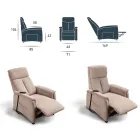 Via Venezia fotel z napędem elektrycznym i dwoma silnikami Viadurini