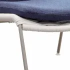 Nowoczesny fotel ogrodowy z liną Made in Italy - Madagaskar3 Viadurini