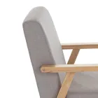 Fotel wykonany z litego drewna sosnowego - Xenon Viadurini