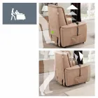 Relaksujący fotel z 2 silnikami Via Verona Viadurini