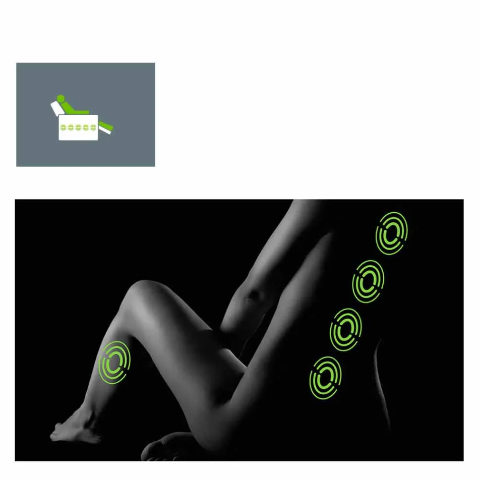 Relaksujący fotel designerski Via Firenze 2 silniki Viadurini