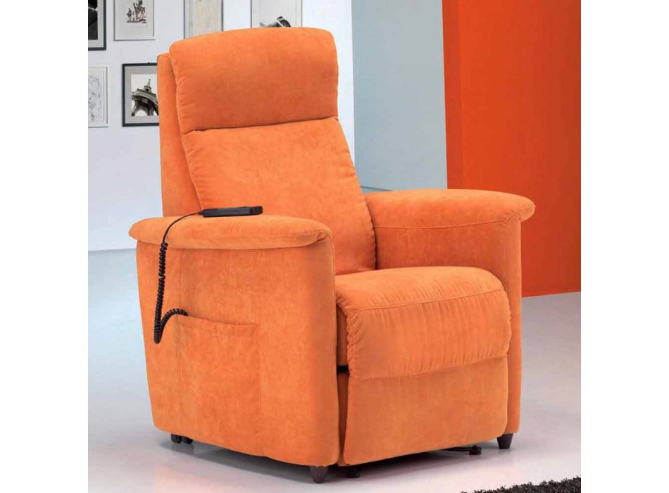 Krzesło Relax z 1 silnikiem alzapersona Via Firenze Viadurini