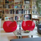 Okrągły fotel do biegania Slide Blos w kolorze zaprojektowanym we Włoszech Viadurini