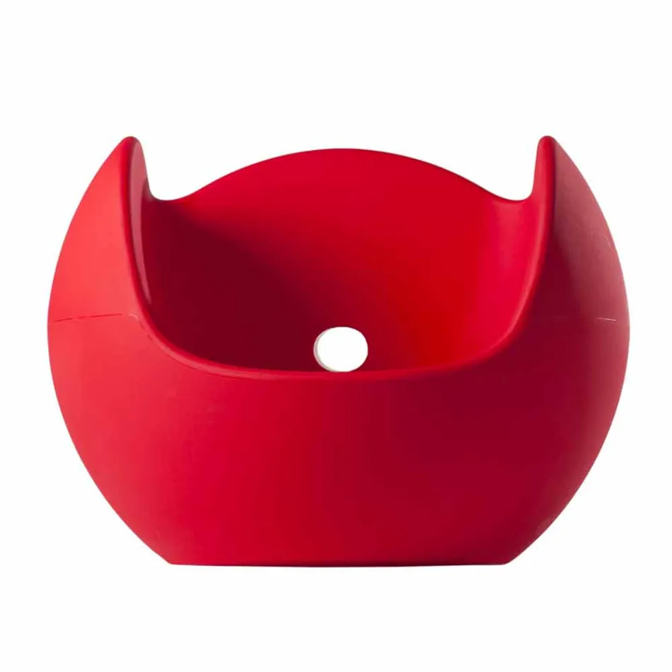 Okrągły fotel do biegania Slide Blos w kolorze zaprojektowanym we Włoszech Viadurini