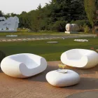 Kolorowy okrągły fotel Slide Chubby nowoczesny design wykonany we Włoszech Viadurini