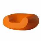 Kolorowy okrągły fotel Slide Chubby nowoczesny design wykonany we Włoszech Viadurini