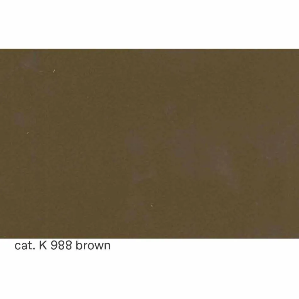 Fotel do salonu pokryty skórą z drewnianymi stopami Made in Italy - Pegolo Viadurini