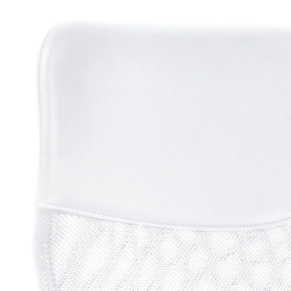 Krzesło biurowe Podłokietniki i zagłówek ze stali i siatki - Cerreto Viadurini