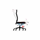 Obrotowy ergonomiczny fotel biurowy z podłokietnikami i zagłówkiem - Romolo Viadurini