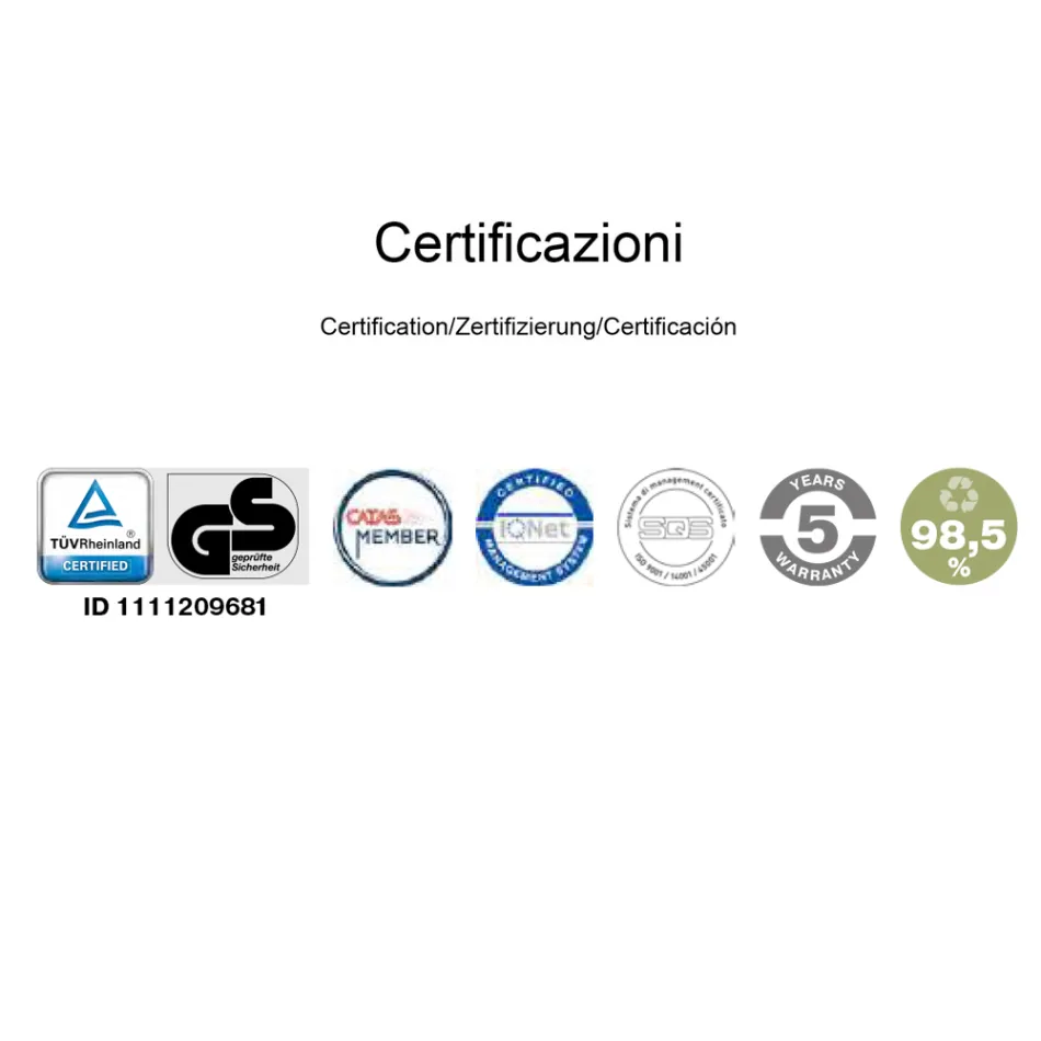 Ekologiczny Obrotowy Ergonomiczny Fotel Biurowy z Zagłówkiem - Meliva Viadurini