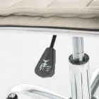 Ergonomiczny fotel biurowy z podłokietnikami ze stali i imitacji skóry - Mantica Viadurini