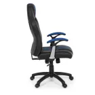 Obrotowy rozkładany fotel biurowy z ekoskóry i nylonu 2 kolory - Saronno Viadurini