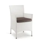 Składane krzesło ogrodowe z plecionki pokrytej aluminium - Bruma Viadurini