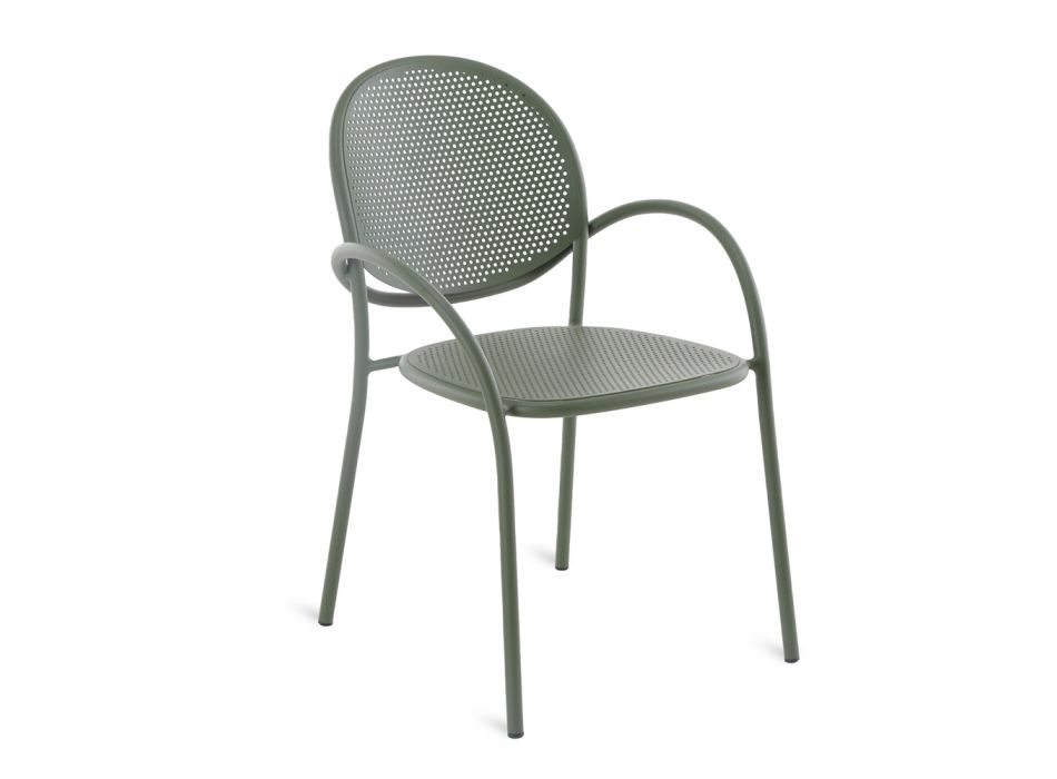 Aluminiowy fotel ogrodowy Made in Italy - Elrond Viadurini