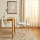Elegancki, przezroczysty fotel z pleksiglasu wyprodukowany we Włoszech - Rachele Viadurini