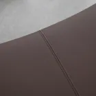 Fotel metalowy i siedzisko z ekoskóry Made in Italy - Mint Viadurini