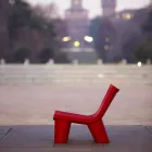 Fotel przesuwny design Low Lita kolorowy wykonany we Włoszech Viadurini