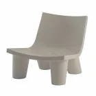 Fotel przesuwny design Low Lita kolorowy wykonany we Włoszech Viadurini