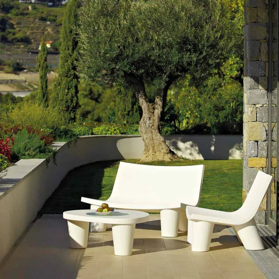 Fotel przesuwny design Low Lita kolorowy wykonany we Włoszech Viadurini