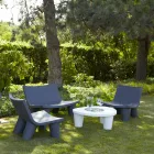 Fotel przesuwny design Low Lita kolorowy wykonany we Włoszech Viadurini