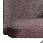 Obrotowy fotel biurowy z kółkami i podłokietnikami Made in Italy - Felix Viadurini