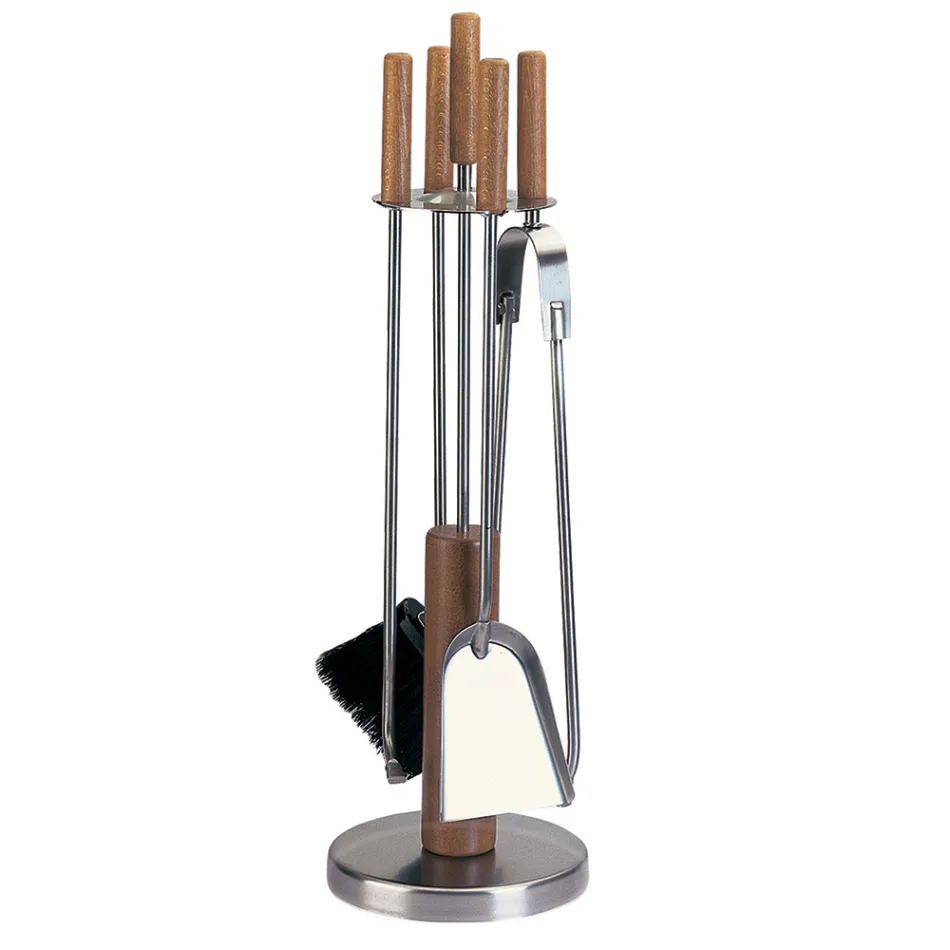 Uchwyt narzędziowy z 4 akcesoriami z metalu lub stali Wyprodukowano we Włoszech - Papaja Viadurini