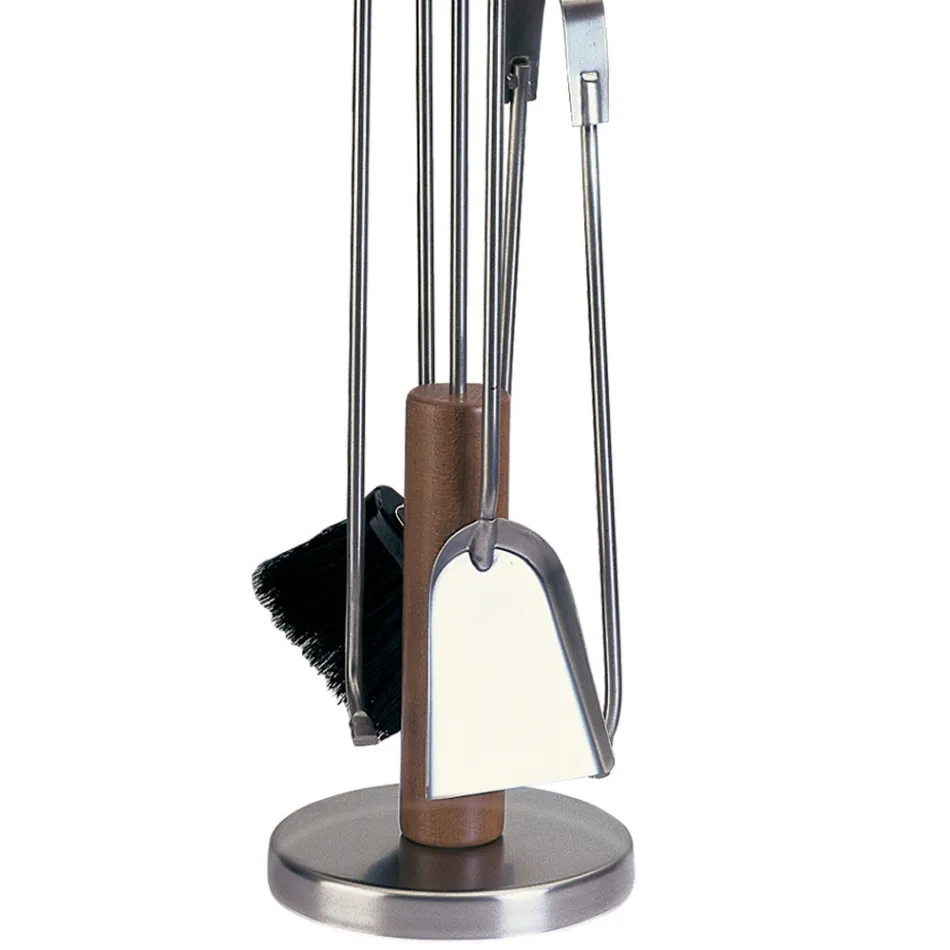 Uchwyt na narzędzia z 4 akcesoriami z metalu lub stali Wyprodukowano we Włoszech - Papaja Viadurini