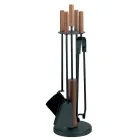 Uchwyt narzędziowy z 4 akcesoriami z metalu lub stali Wyprodukowano we Włoszech - Papaja Viadurini