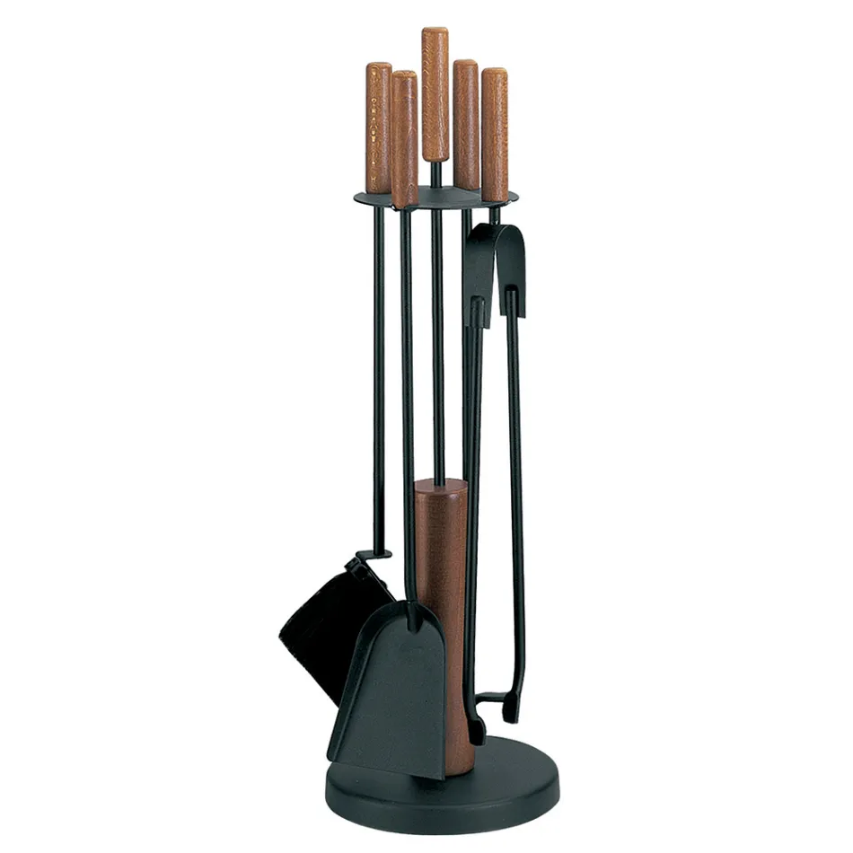 Uchwyt narzędziowy z 4 akcesoriami z metalu lub stali Wyprodukowano we Włoszech - Papaja Viadurini