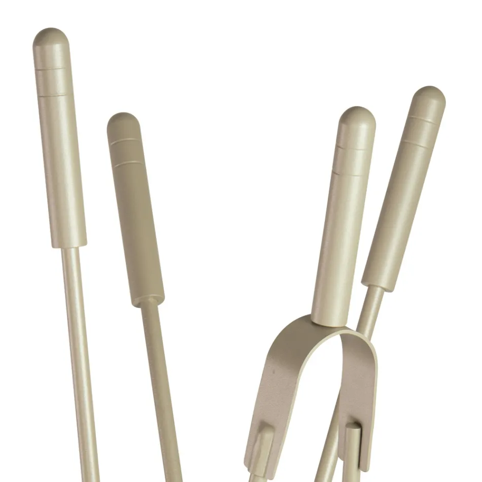 Uchwyt na narzędzia z 4 narzędziami do pielęgnacji kominka Made in Italy - Fakir Viadurini