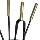 Uchwyt na narzędzia z 4 narzędziami do pielęgnacji kominka Made in Italy - Fakir Viadurini