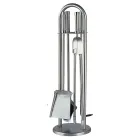 Uchwyt na narzędzia z 4 narzędziami kominkowymi Made in Italy - Licaone Viadurini