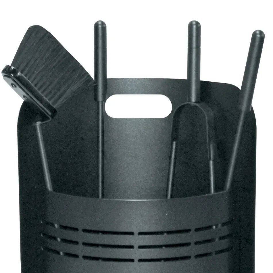 Naprawiono uchwyt na narzędzia z 4 narzędziami do kominka Made in Italy - Bonsai Viadurini