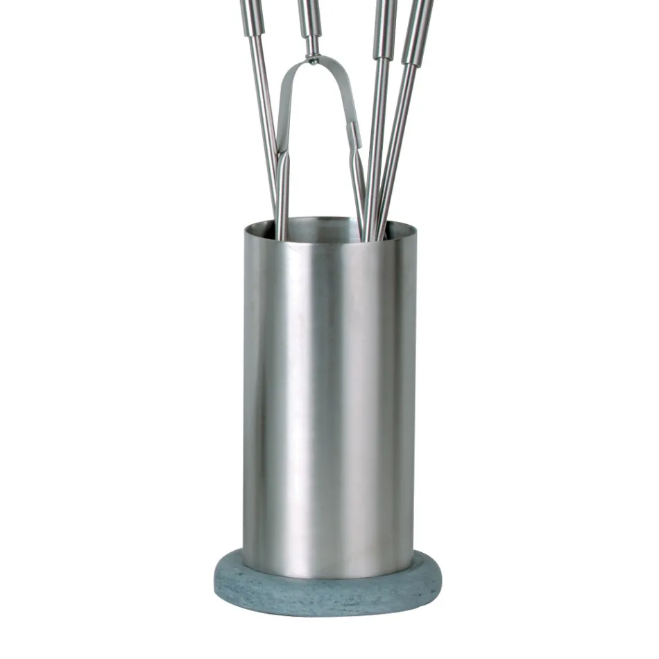 Uchwyt narzędziowy ze stali nierdzewnej z 4 akcesoriami Made in Italy - Plecak Viadurini