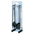 Uchwyt narzędziowy z hartowanego kryształu z 4 akcesoriami Made in Italy - Zebra Viadurini