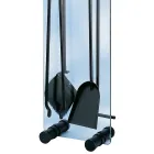 Uchwyt narzędziowy z hartowanego kryształu z 4 akcesoriami Made in Italy - Zebra Viadurini