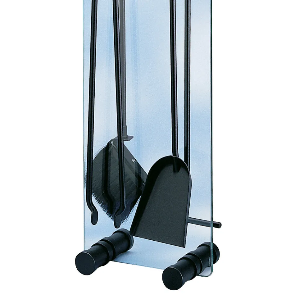 Uchwyt narzędziowy z hartowanego kryształu z 4 akcesoriami Made in Italy - Zebra Viadurini