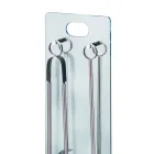 Uchwyt narzędziowy z hartowanego kryształu z 4 akcesoriami Made in Italy - Zebra Viadurini