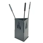 Trójkątny uchwyt na narzędzia z 3 akcesoriami w zestawie Made in Italy - Passero Viadurini