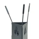 Trójkątny uchwyt na narzędzia z 3 akcesoriami w zestawie Made in Italy - Passero Viadurini