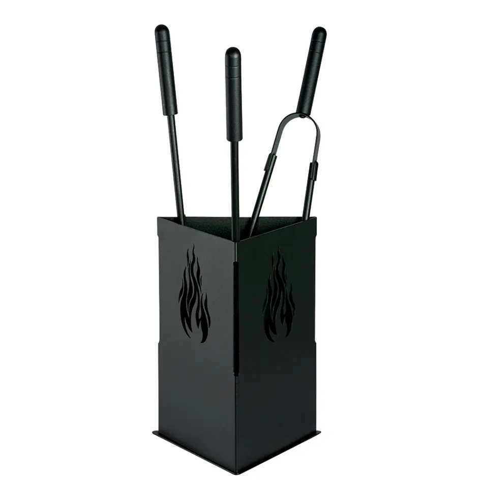 Trójkątny uchwyt na narzędzia z 3 akcesoriami w zestawie Made in Italy - Passero Viadurini