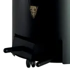 Uchwyt na pellet z pokrywką, miotłą i łopatą Made in Italy - Cacatua Viadurini