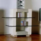 Port TV kamień muzyczny i kryształy nowoczesny design Xeni Viadurini