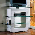 kamienne drzwi modułowe TV i nowoczesne projektowanie Agnes kryształowe Viadurini