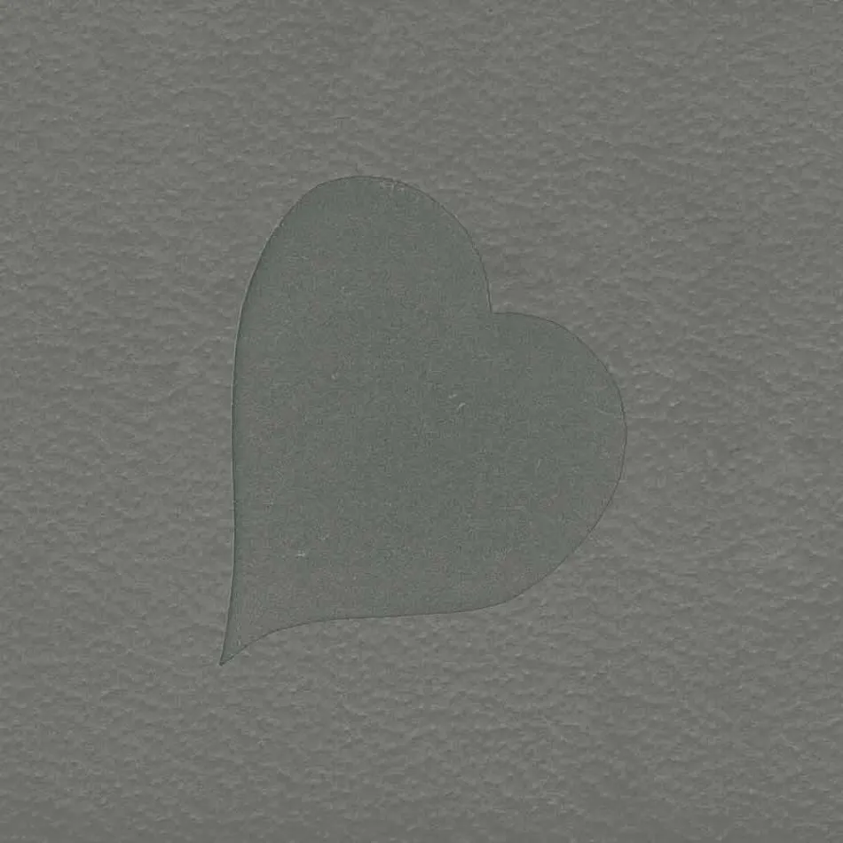 Współczesny skórzany kosz na bieliznę wykonany we Włoszech Adele, wkładka do serca Viadurini